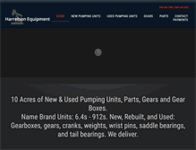 Tablet Screenshot of harrelsonequipment.com